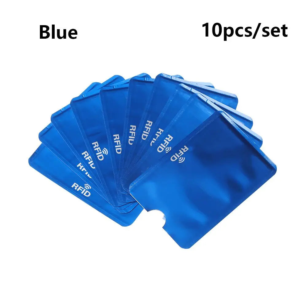 10PCS RFID Credit Card Protector Sleeves – Anti-Theft Blocking Skin Case Covers for Bank Cards, New Hot Sale