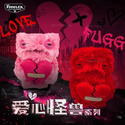 2025 Fuggler Plush Toy – Funny Ugly Monster Love Series, Wide-Eyed Alien Collectible for Kids
