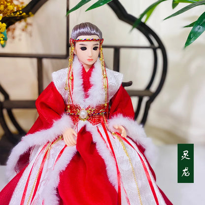 30cm 1/6 Prince Hero Man Doll – Chinese Ancient Costume Martial Arts Figure Desktop Decor Gift