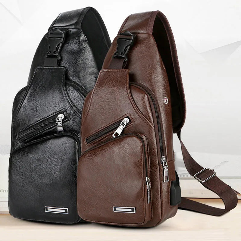 Waterproof Summer Crossbody Chest Bag for Couples – Unisex Small & Breathable Backpack