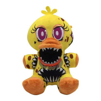 Five Nights at Freddy’s Plush Toy Set – Cute FNAF Stuffed Dolls Bonnie, Bear, Foxy & Freddy for Kids Gift