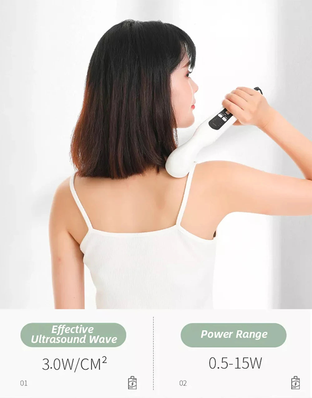 Portable Ultrasound Pain Relief Device – Physiotherapy Equipment for Arthritis & Body Massage Therapy