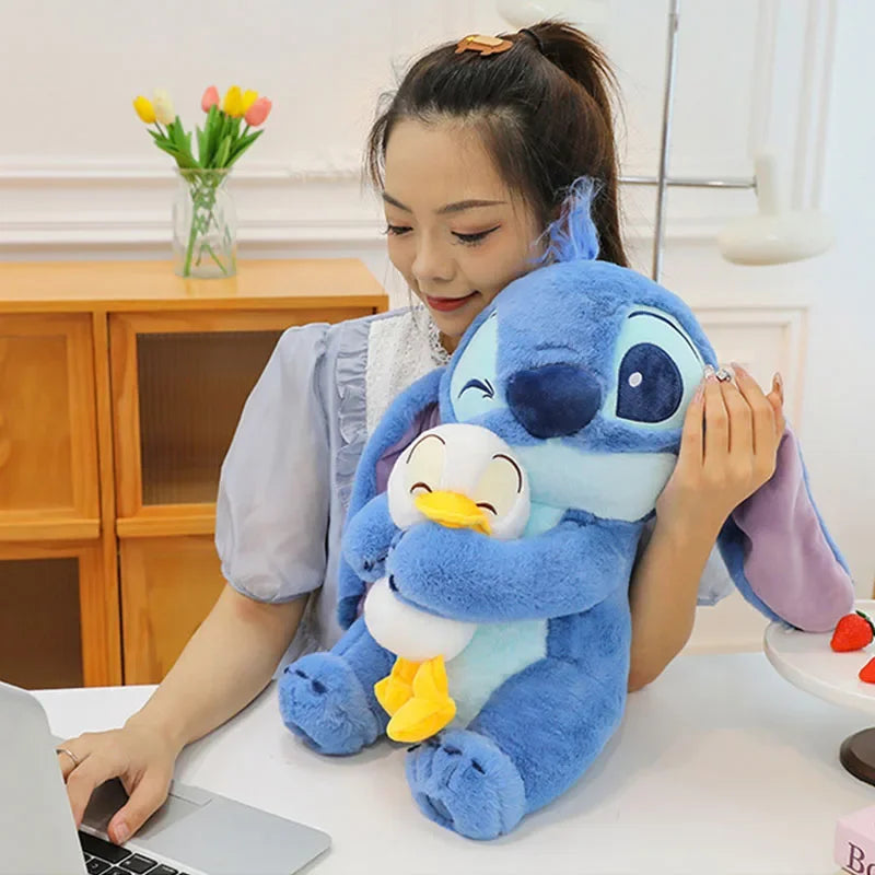 30/45cm Disney Stitch & Lilo Plush Dolls – Cute Donald Duck Stuffed Toys for Kids’ Birthday Gifts & Home Decoration