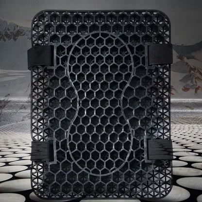 Pressure Relief Gel Honeycomb Motorcycle Seat Cushion — Anti-Slip, Comfortable Universal Seat Cover Accessory