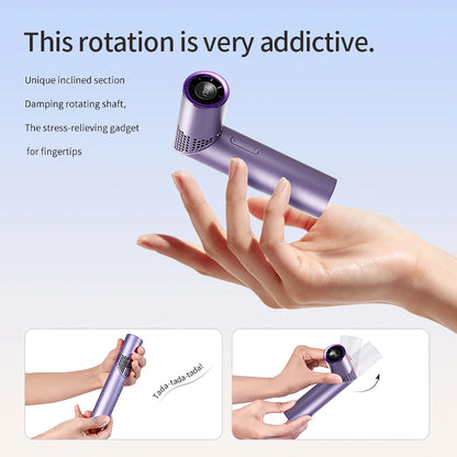 Foldable Mini Handheld USB Fan – Portable High-Speed Outdoor Cooling Fan with 199 Adjustable Speeds, Compact Lipstick Design Rechargeable Personal Air Cooler