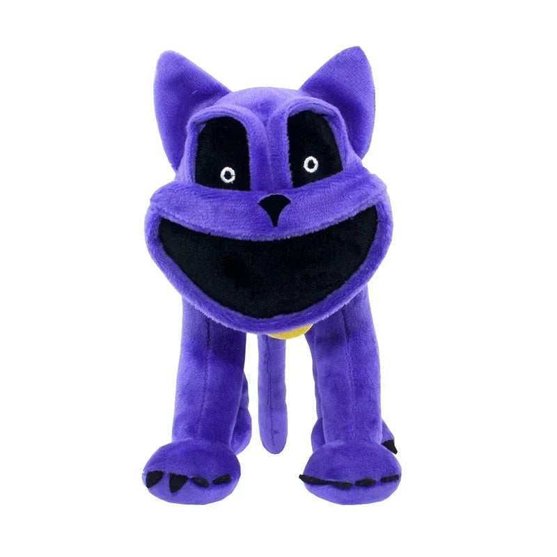 30cm Smiling Critters Plush Toy – Soft Cat Nap Stuffed Animal Doll, Birthday & Christmas Gift