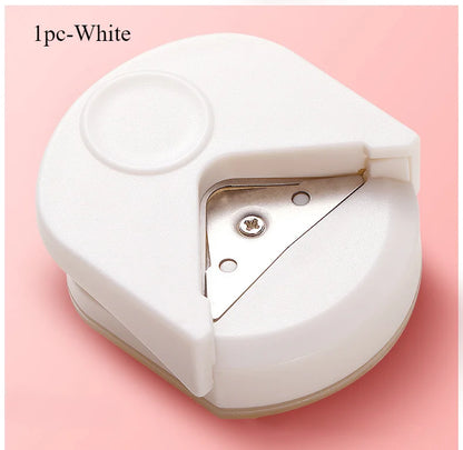 Portable Circle Cutter & Corner Rounder Machine – Button Maker Tool for Paper, Cards & Photos, Precision Corner Punching Craft Cutter for DIY Projects