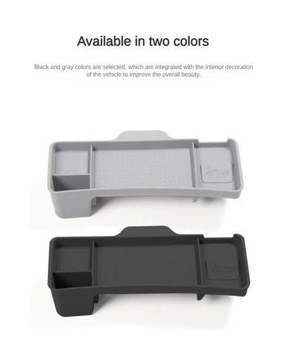 Tesla Model 3 & Highland 2024–2025 Dashboard Storage Tray – Silicone Organizer for Tissue, Glasses & Accessories