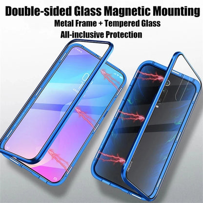 Metal Magnetic Phone Case - Double Sided Glass Protective Cover for Samsung Galaxy S23 S22 S21 Ultra Plus S20 FE A54 A53 A52 A71 A51 A34