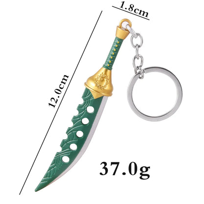 Seven Deadly Sins Anime Keychain - Meliodas & Hawk Pendant Key Ring Jewelry Souvenir for Fans