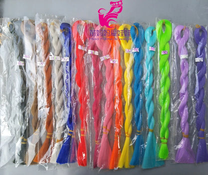 80cm Long Doll Hair Wig - DIY Handmade Doll Hair Accessory for Customization