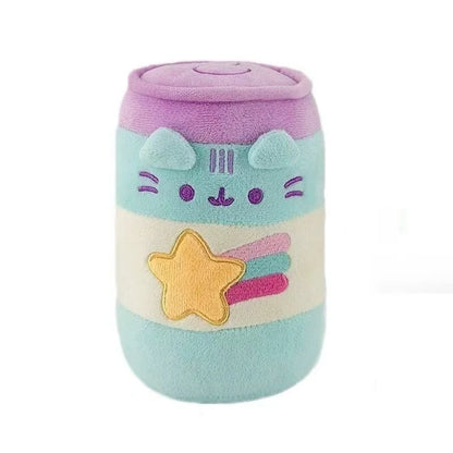 Cute Cat Plush Doll - Anime Ice Cream, Pizza, and Cake Stuffed Toy for Desk, Bedroom Decor, Birthday and Christmas Gifts