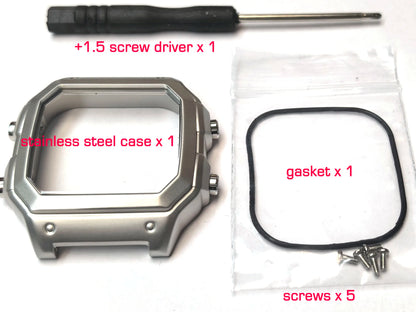 Casio AE-1200WH Stainless Steel Watch Case - Metal Case Mod Kit for AE1200 Watches