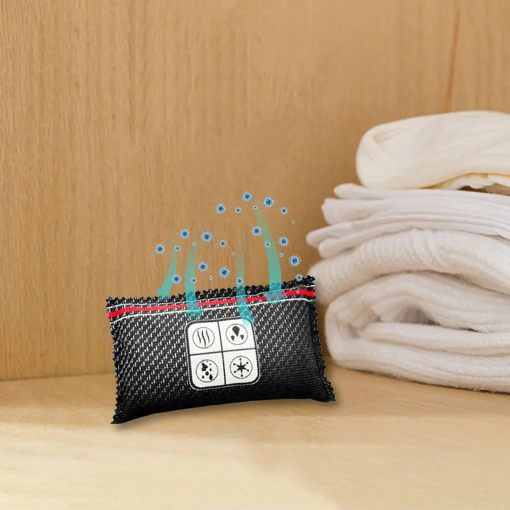 Car Dehumidifier Bag - Reusable Silica Gel Desiccant, Moisture Absorber, Multifunctional for Wardrobe, Shoe Cabinet
