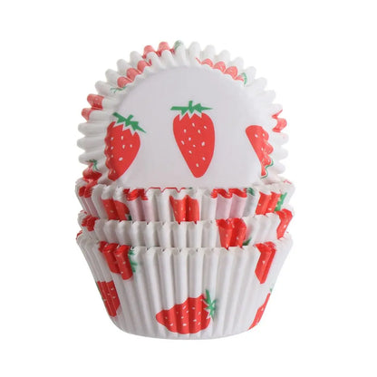 100PCS Cake Cups – Paper Cupcake Liners & Muffin Wrappers for Baking & Cake Decorating