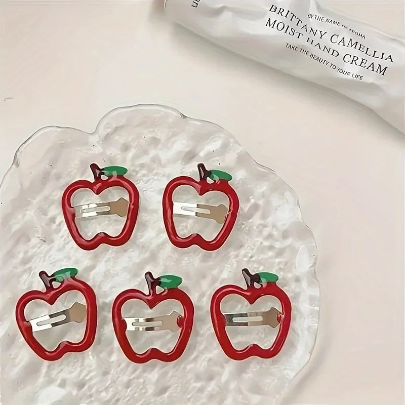 Cute Candy Color Hair Clips - Hollow Design Fashion Hair Accessories for Girls & Women