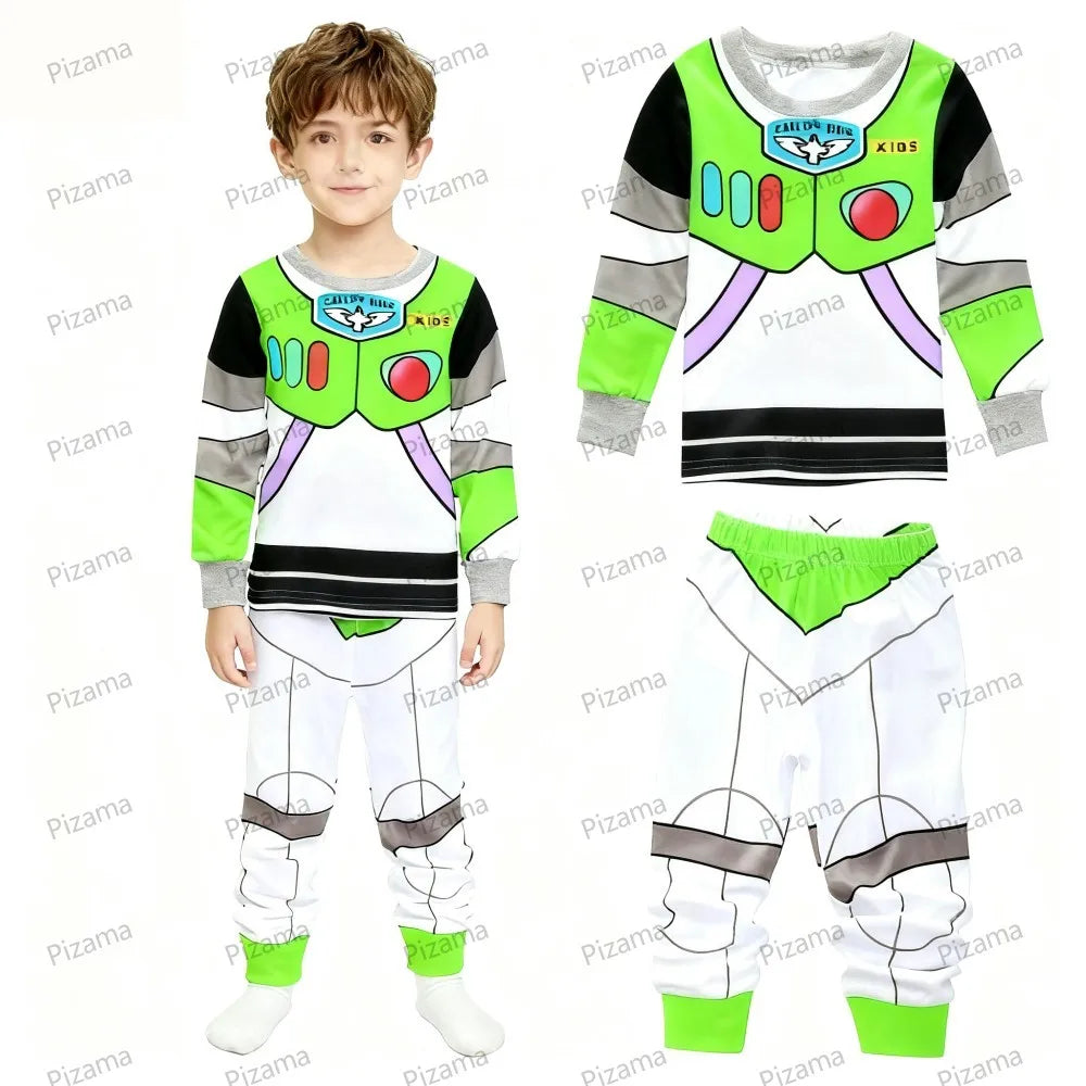 100% Cotton Boys Pajamas - Superhero Kids Sleepwear & Toddler Nightwear Set