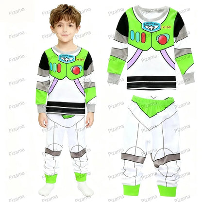 100% Cotton Boys Pajamas - Superhero Kids Sleepwear & Toddler Nightwear Set