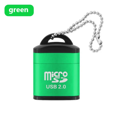 Mini USB 2.0 Micro SD/TF Card Reader - High-Speed Memory Card Adapter for Computer, Desktop, Laptop & Notebook