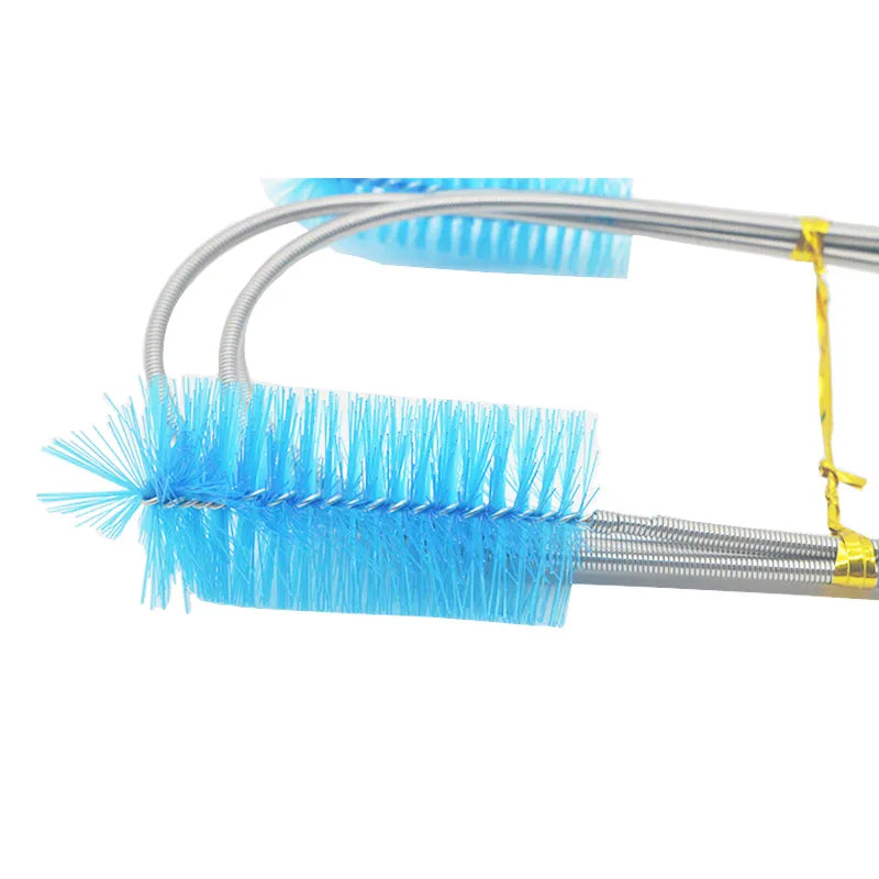 Stainless Steel Aquarium Cleaning Brush for Lily Pipe, Air Tube, Hose, and Water Pump Accessories