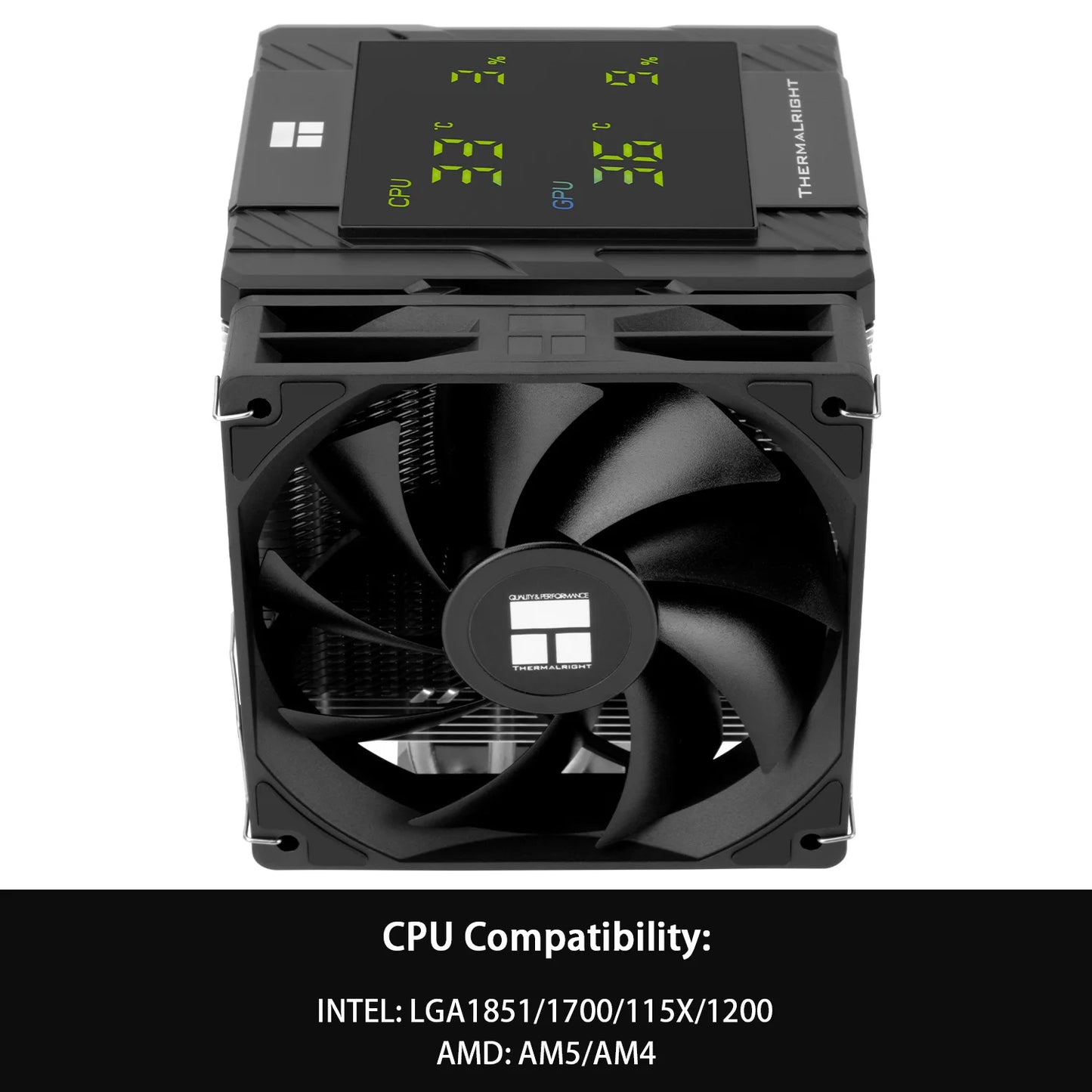 Thermalright Peerless Assassin 120 ARGB CPU Air Cooler – High Performance Dual Tower Cooler for Intel LGA1851/1700/1200/115X & AMD AM4/AM5 Black Edition