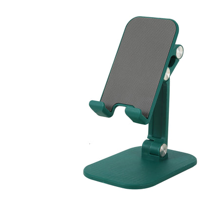 Foldable Desk Mobile Phone Holder: Adjustable Tablet Stand for iPhone, iPad - Flexible Three Sections Desktop Cell Smart