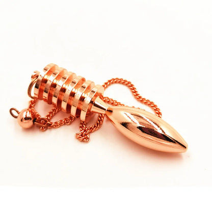 # Brass Isis Pendulum - Pointed Cone Dowsing & Divination Pendant