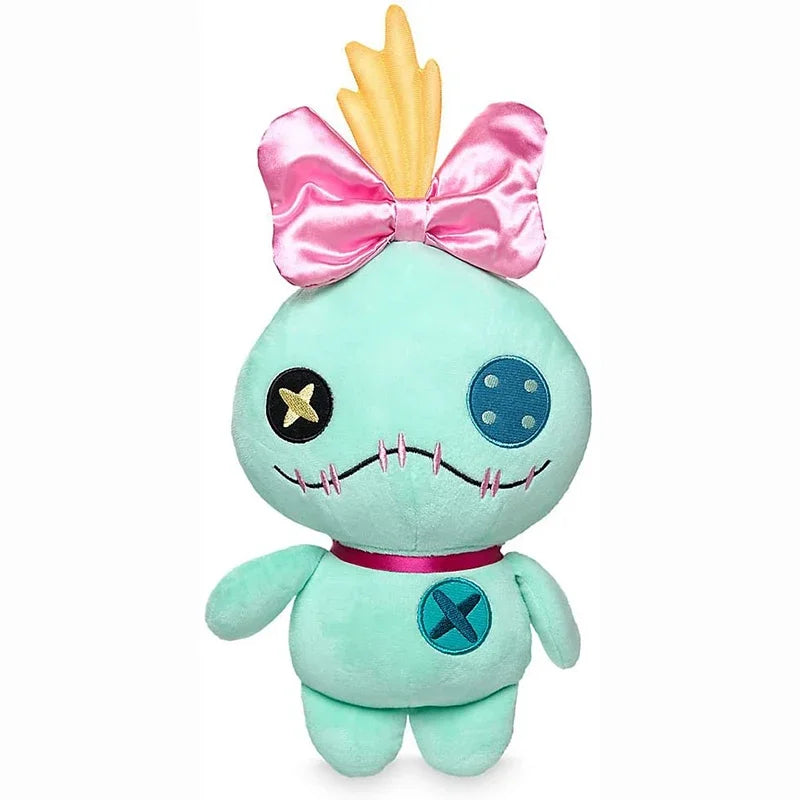 Disney Lilo & Stitch Plush Toy – Blue & Pink Stuffed Cartoon Dolls for Kids, Anime Soft Toy Christmas Gift