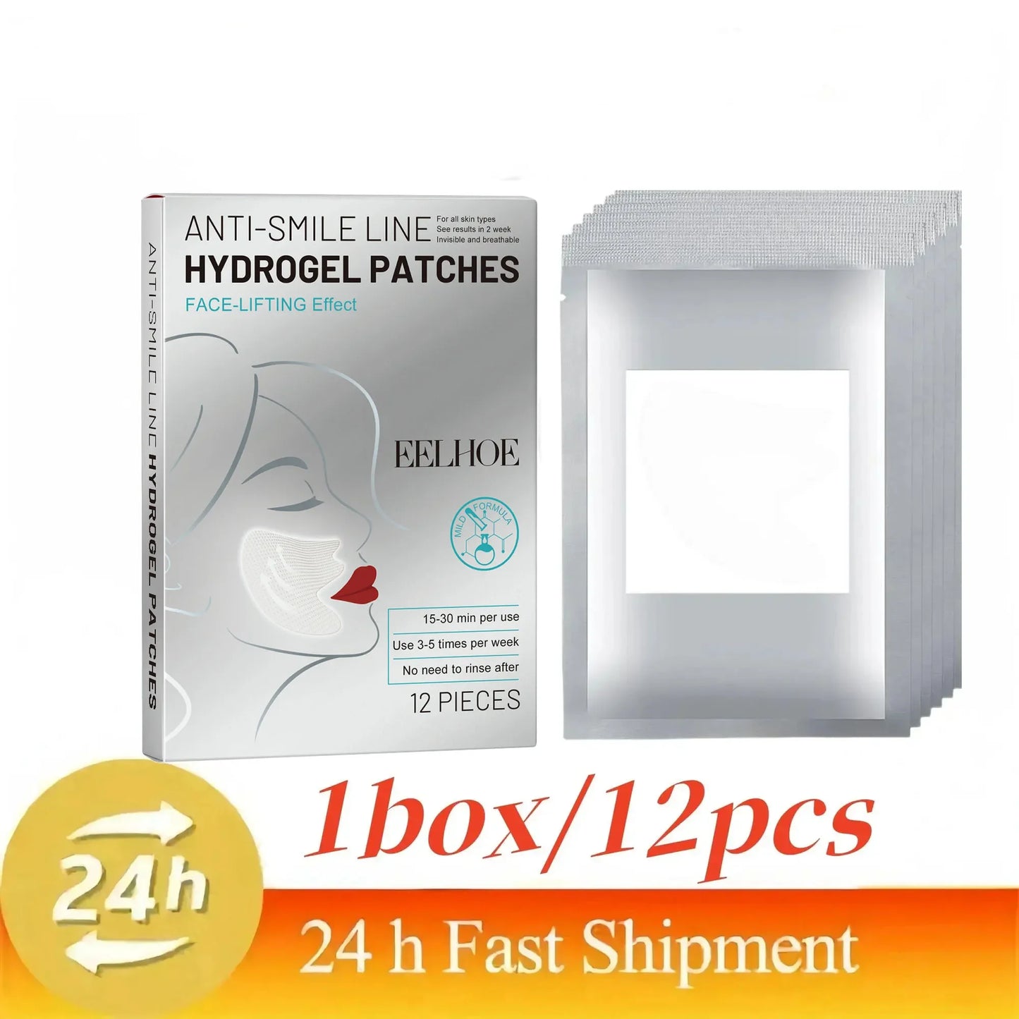 Hydrocrystalline Firming Face Patch – Anti-Aging, Lifting, Sagging & Deep Nourishing Korean Skin Care
