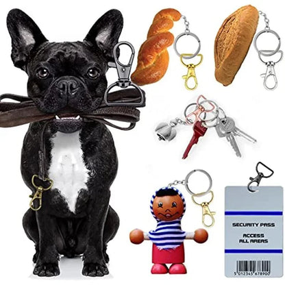 10pcs Metal Swivel Lobster Claw Clasp Hooks – Keychain Lanyard Snap Hooks for Crafting, Key Rings, Bags & Purse Accessories