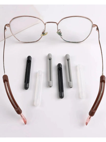 10/20pcs Anti-Slip Silicone Glasses Sleeve – Ear Hook & Frame Brackets for Secure Fit