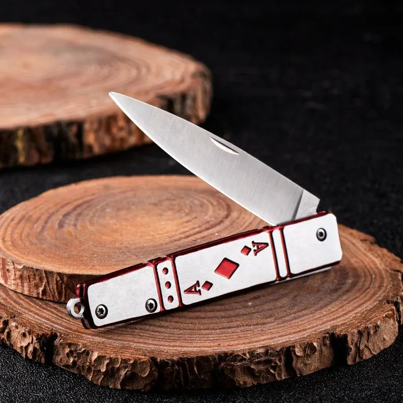 Sharp EDC Fruit Knife - Handy Pocket Survival Knife for Self-Defense, Camping, and BBQ Multi-Purpose Tool