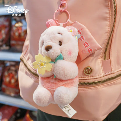 Disney Winnie the Pooh Piglet Plush Keychain — Cute Cartoon Doll Backpack Pendant | Kids Birthday Gift