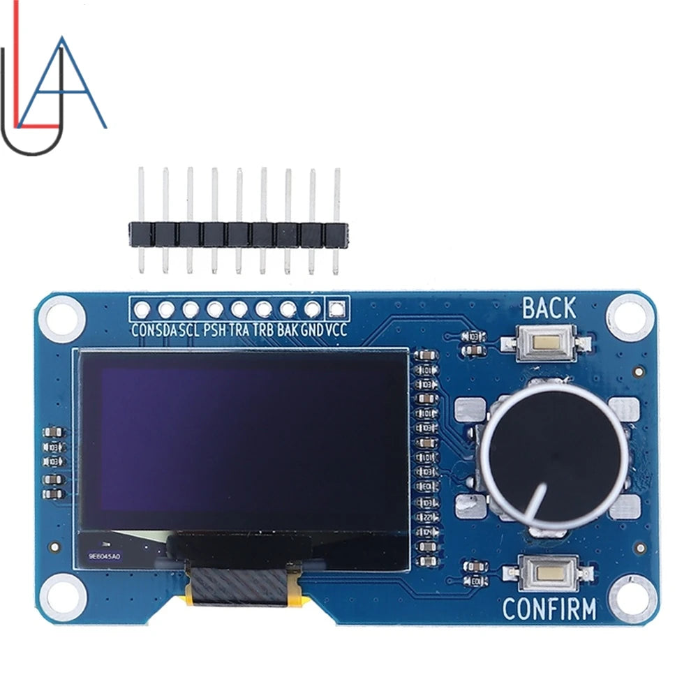 LAUBEI OLED LCD Display Module - 0.96/1.3 Inch IIC Screen with EC11 Rotary Encoder for Arduino DIY Projects