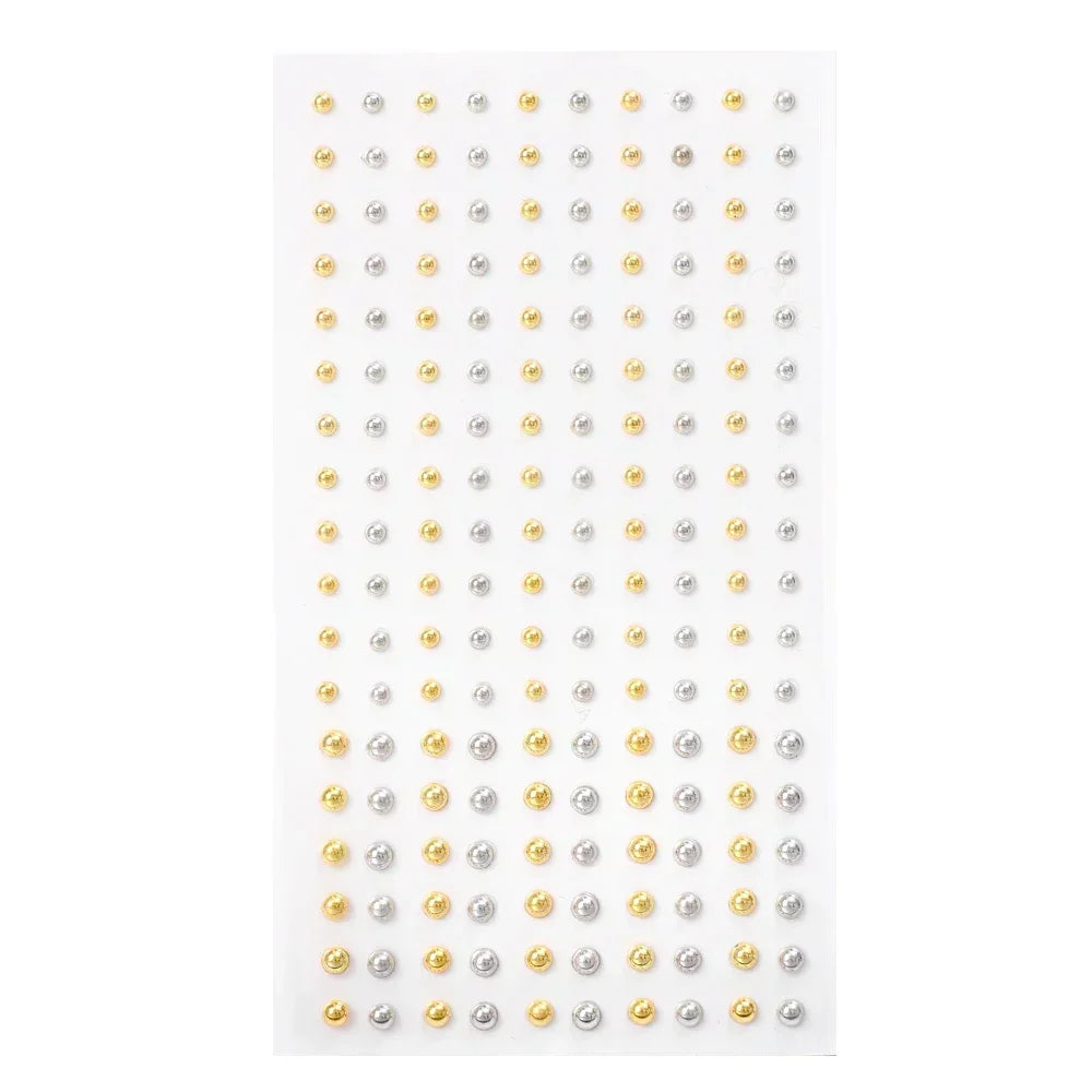 180pcs Fake Piercing Stickers - Non-Piercing Nose Lip Belly Eyebrow Jewelry Adhesive Body Accessories