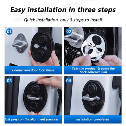 BLALION Car Door Shockproof Silicone Cushions - Mute Buffer Pads and Protective Covers for Car Doors