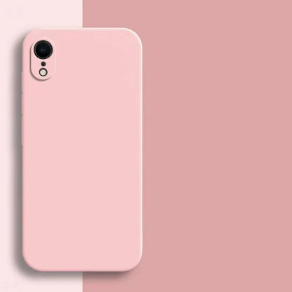 Original Liquid Silicone Case for iPhone - Shockproof TPU Protective Back Cover for X, XR & XS Max