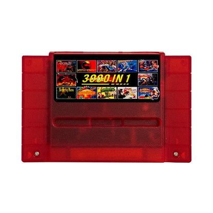 SFC V1 3000-in-1 SNES Game Cartridge – 8GB TF Card Retro Video Game Collection for SFC/SNES Console