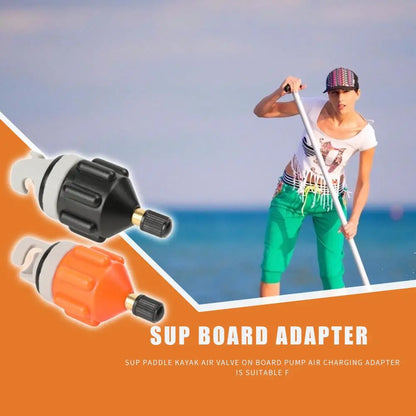 Hot Boat Air Valve Adapter – Durable Nylon Kayak Inflatable Pump Adapter for SUP Board, Wear-Resistant Rowing Accessory