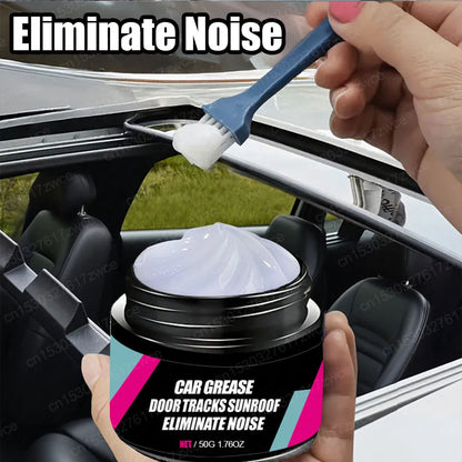 Car Sunroof Track Lubricating Grease - Anti-Rust Gear & Bearing Oil for Door Tracks, Plastic Gears & Noise Reduction
