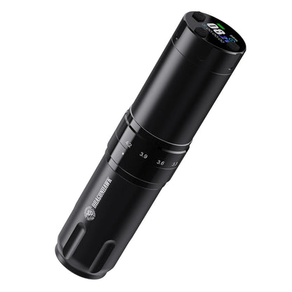 Dragonhawk Fold3 Tattoo Pen Machine - LED Digital Display Wireless 2200mAh Battery for Lining & Shading