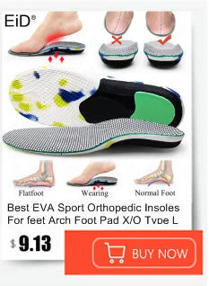 EiD Magnetic Therapy Foot Insoles – Soft Acupressure Sports Cushion for Men & Women