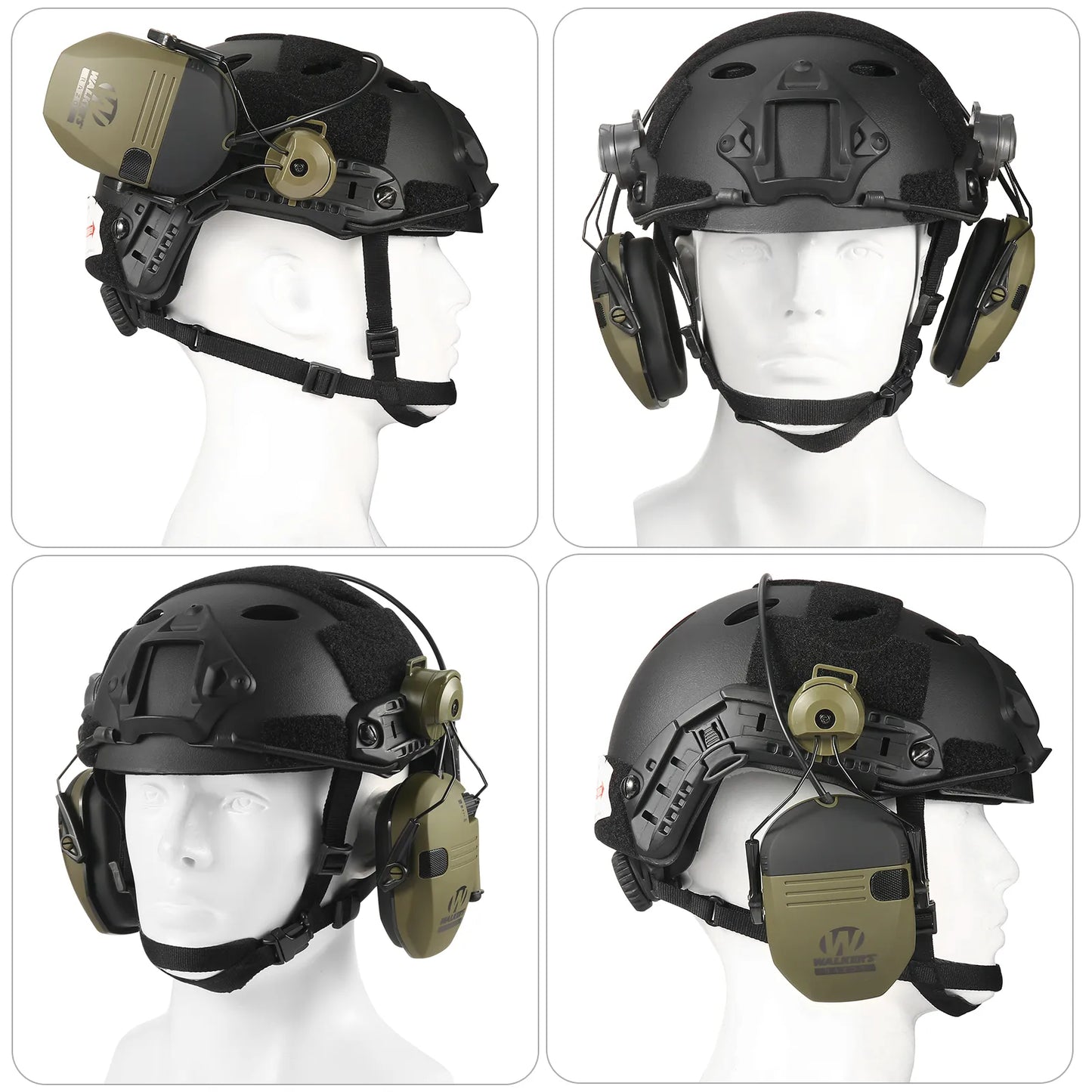 New Generation Tactical Electronic Shooting Earmuff Helmet - NRR23dB Anti-Noise Headphone