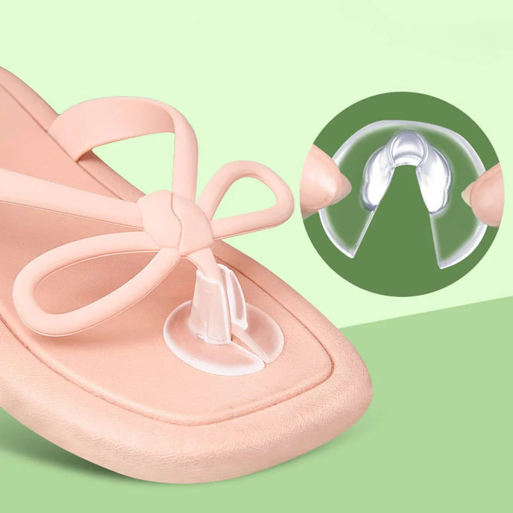Invisible Flip-Flop Gel Pads – Anti-Slip, Anti-Wear Foot Cushions & Toe Separators for Men and Women