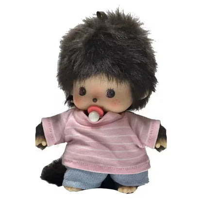 15cm DIY Monkey Plush Doll – Kawaii Dress-Up Pendant for Schoolbag, Cute Christmas & Children’s Gift
