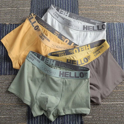 1/5pcs Men's Sexy Underwear Boxers | Comfortable and Breathable Cotton Panties in Fashionable Styles | Soft Boxershorts for Boys