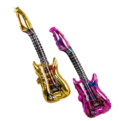 22-Inch 4D Disco Balloons - Retro 80s–90s Hip-Hop Music Party Decorations for Birthdays, Graduations, and Weddings