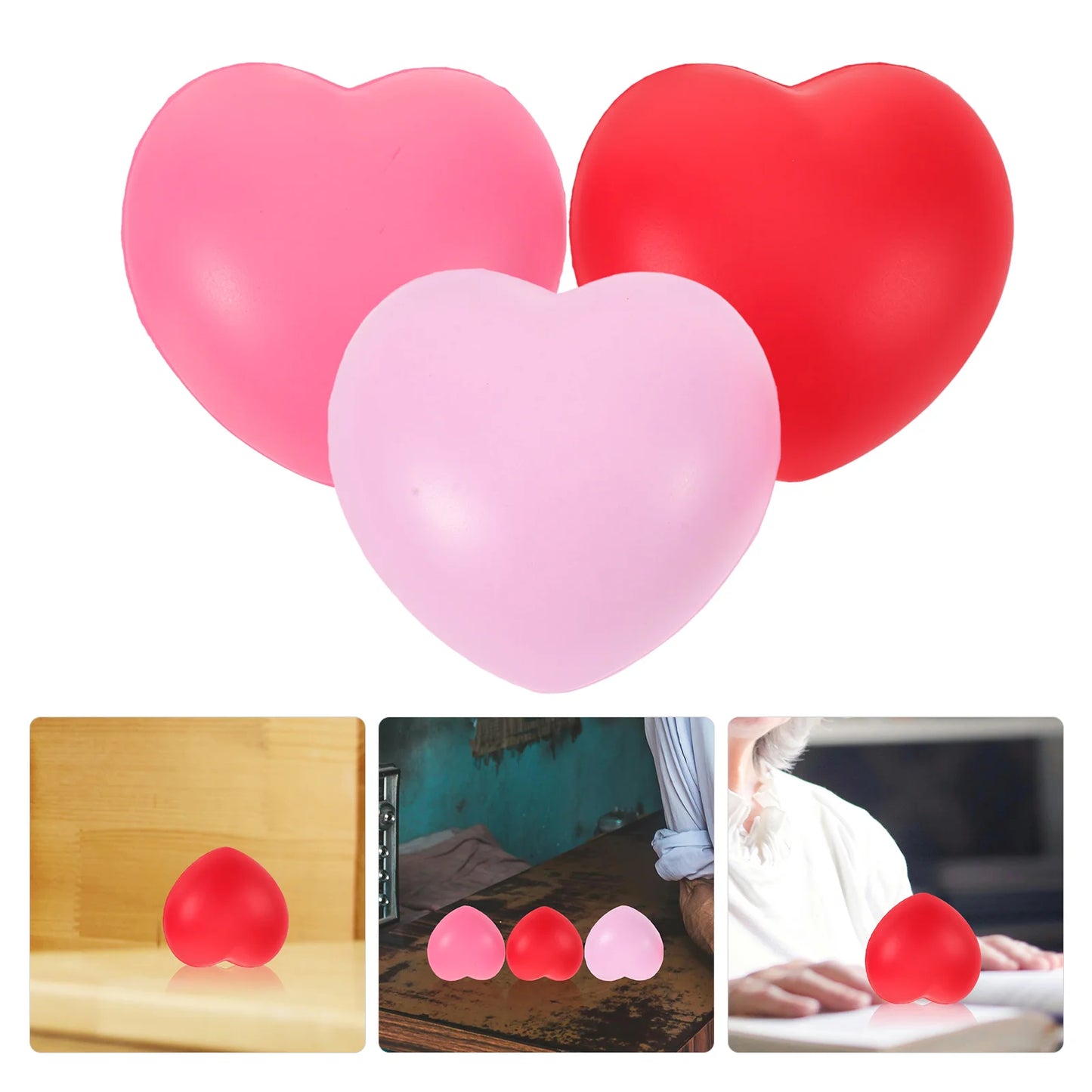 3-Pack Hand Grip Strength Balls – Stress Relief & Muscle Training for Elderly Exercise
