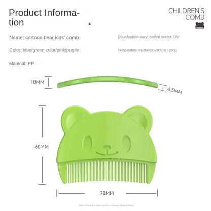 2pcs Baby Care Accessories - Fetal Head Fat Comb and Soft Infant Bathing Comb - Newborn Hair Cleaning and Head Massager Supplie