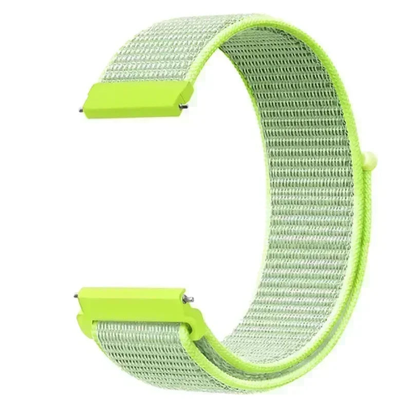 22mm Sport Nylon Loop Watch Band – Breathable Replacement Wristband for NORTH EDGE APACHE-46 Smartwatch, Durable Adjustable Strap